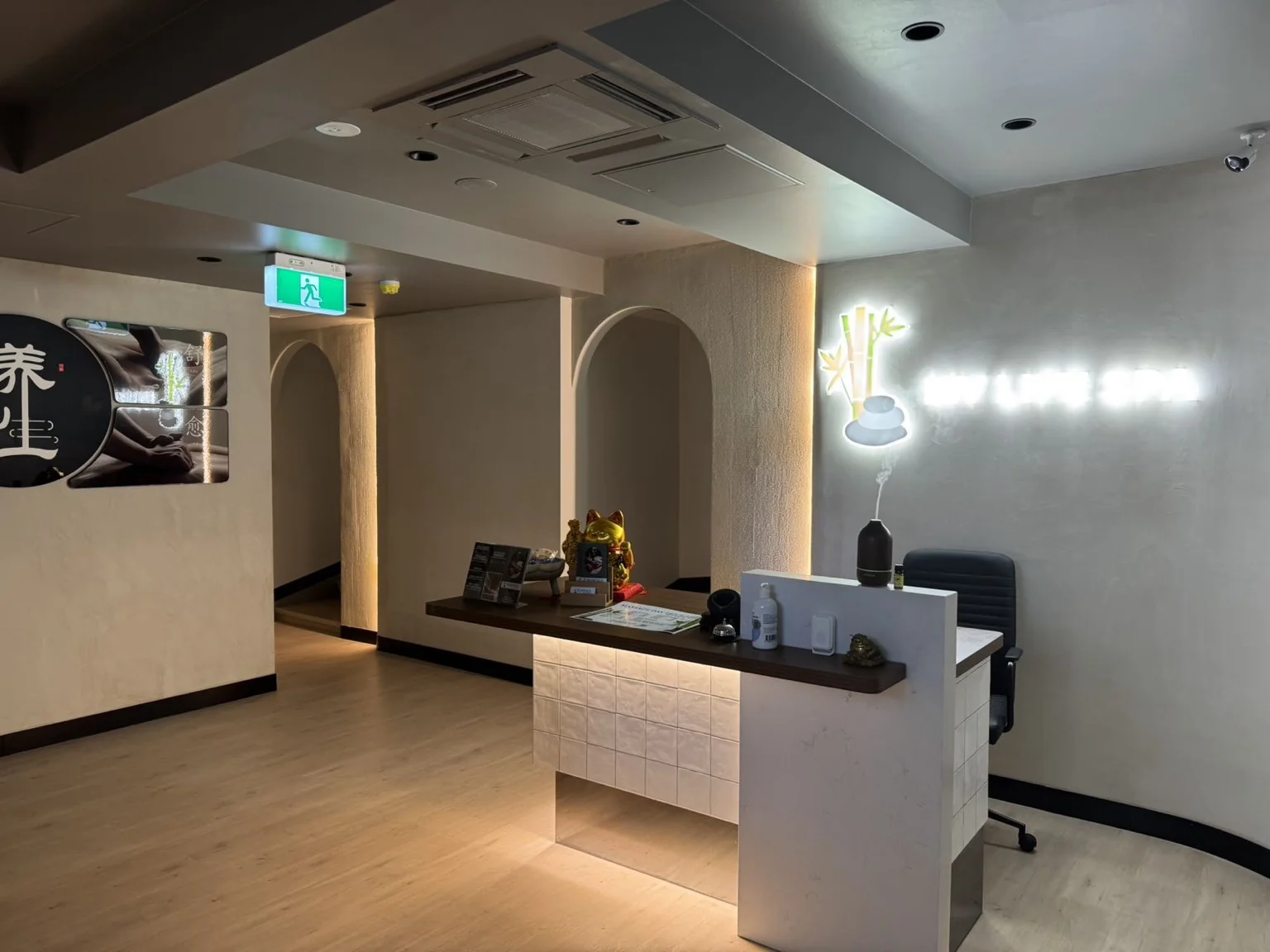 Reception view of My Life Spa & Massage at 103 Adelaide Street, Brisbane City